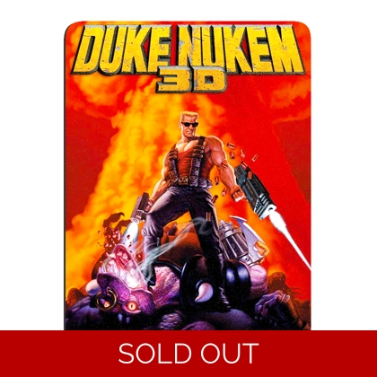 Duke Nukem 3D Glitter Full Magnetic Back Magnet Duke Nukem 3D Glitter Full Magnetic Back Magnet